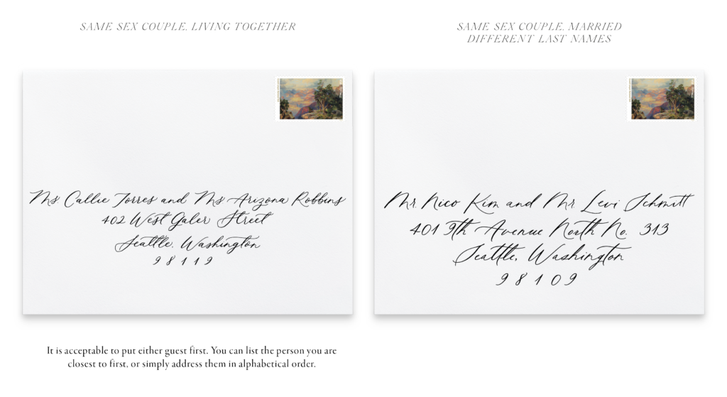 Wedding Invitation Etiquette: Envelope Addressing - lupineletters.com